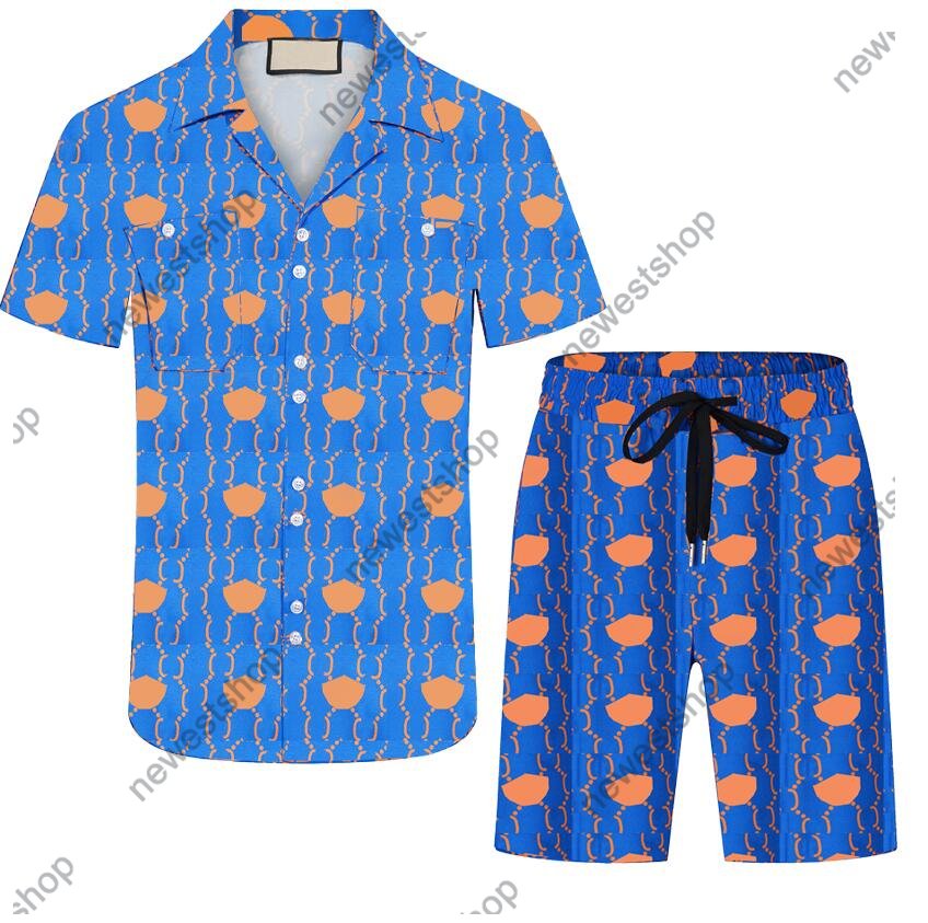 2023 designer Mens tracksuits mens set Hawaii men classical letter print suits womens tshirts luxury casual breeches cotton man Cooperative Edition set, Blue
2023 designer Mens tracksuits mens set Hawaii men classical letter print suits womens tshirts luxury casual breeches cotton man Cooperative Edition set, Blue