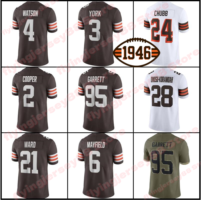 Myles Garrett Cade Yorks Football Jersey Nick Chubb Deshaun Watson Denzel Ward Amari Cooper Jeremiah Owusu-Koramoah David Njoku Cleveland Browns Jadeveon Clowney, Youth jersey;(bu lang)
Myles Garrett Cade Yorks Football Jersey Nick Chubb Deshaun Watson Denzel Ward Amari Cooper Jeremiah Owusu-Koramoah David Njoku Cleveland Browns Jadeveon Clowney, Youth jersey;(bu lang)