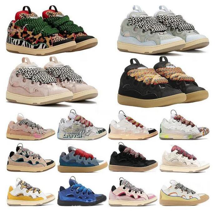 Designer Curb Sneakers Mesh Woven Lace-up Shoes Style Extraordinary Sneaker Embossed Leather Men Womens in Nappa Calfskin Shoe Rubber, Color 19
Designer Curb Sneakers Mesh Woven Lace-up Shoes Style Extraordinary Sneaker Embossed Leather Men Womens in Nappa Calfskin Shoe Rubber, Color 19