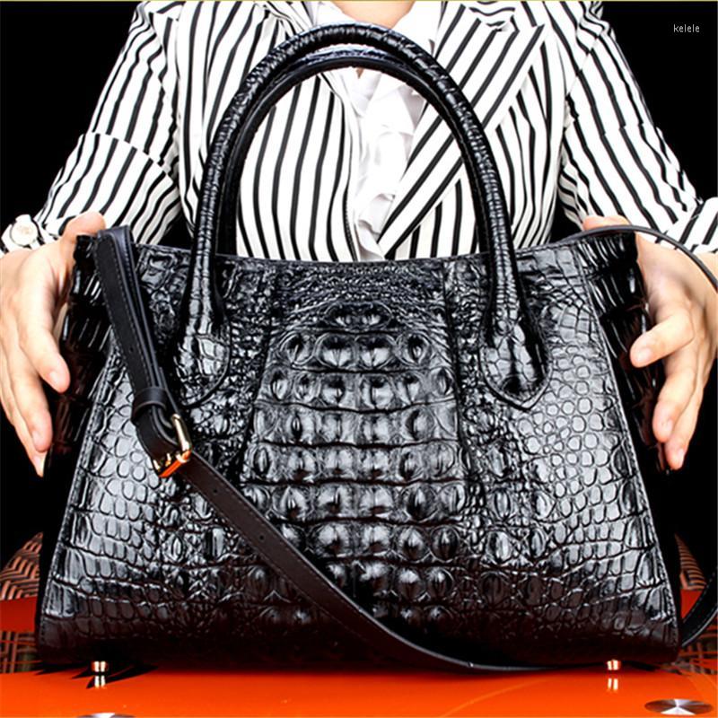 Evening Bags Luxury Elegant Women Real Crocodile Hide Tote Handbag Large Capacity Totes Shoulder Crossbody Black Red Hand Bag
Evening Bags Luxury Elegant Women Real Crocodile Hide Tote Handbag Large Capacity Totes Shoulder Crossbody Black Red Hand Bag