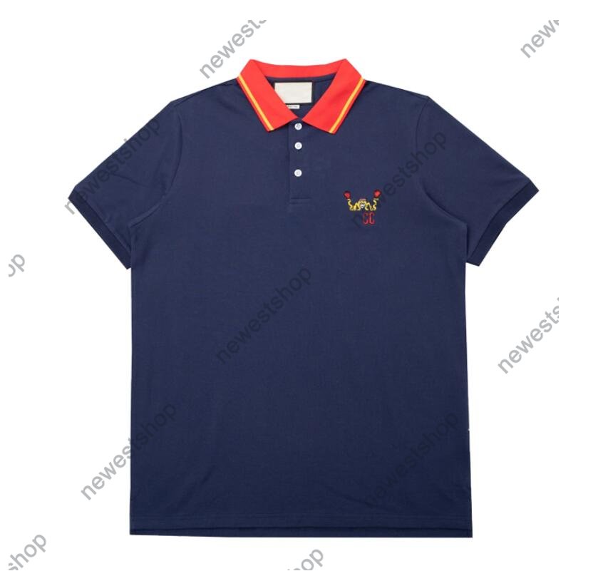 2023 summer Men designer polo t shirt mens lapel Embroidered letter print polos short sleeve cotton fruit printing t shirts women Casual tops tee, Blue
2023 summer Men designer polo t shirt mens lapel Embroidered letter print polos short sleeve cotton fruit printing t shirts women Casual tops tee, Blue