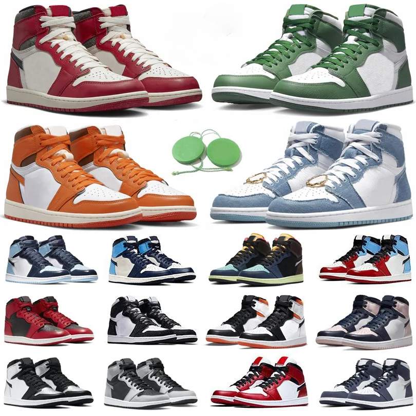 Mens 1 1s Basketball Shoes Sneaker Lost And Found Gorge Green StarFish Bred Patent Dark Mocha Denim Silver Toe Newstalgia Shadow Men Women Trainers Sports Sneakers, Color#19
Mens 1 1s Basketball Shoes Sneaker Lost And Found Gorge Green StarFish Bred Patent Dark Mocha Denim Silver Toe Newstalgia Shadow Men Women Trainers Sports Sneakers, Color#19