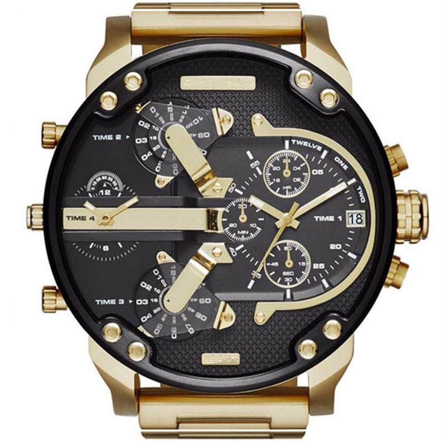 Relogio Masculino Mens Watch Sports Wristwatches Big Face Stainless Steel Quartz Analog Business Army Military Watches Gifts Clock260K, Gold band 73 33
Relogio Masculino Mens Watch Sports Wristwatches Big Face Stainless Steel Quartz Analog Business Army Military Watches Gifts Clock260K, Gold band 73 33