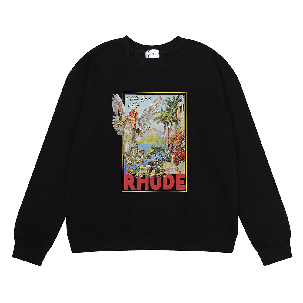 Designer Brand RHUDE hoodies Mens Printed pullover long sleeve hoodie High Street hip hap rhude hoody Oversize US Size, 88888-b@g
Designer Brand RHUDE hoodies Mens Printed pullover long sleeve hoodie High Street hip hap rhude hoody Oversize US Size, 88888-b@g