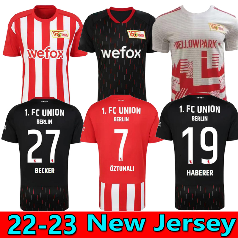 22 23 Union Berlin Mens Soccer Jerseys KHEDIRA HARAGUCHI BECKER THORSBY TRIMMEL OZTUNALI SEGUIN Home Away Special Edition Football Shirt Short Sleeve Uniforms
22 23 Union Berlin Mens Soccer Jerseys KHEDIRA HARAGUCHI BECKER THORSBY TRIMMEL OZTUNALI SEGUIN Home Away Special Edition Football Shirt Short Sleeve Uniforms
