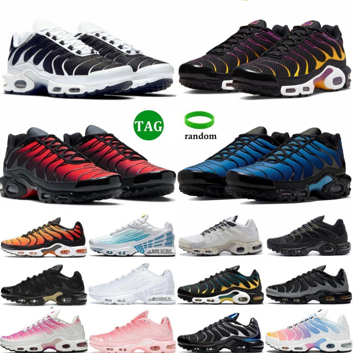 Running shoes 3.0 tn terrascape plus men women mens sneakers TN Purple Gold Teal Yellow Gradients Atlanta womens sneaker trainer outdoor sports size eur 36-46