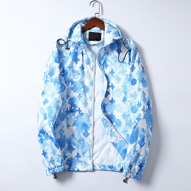 Designer men jacket spring autumn Outerwear tee fashion hooded sports windbreaker casual zipper jackets clothing