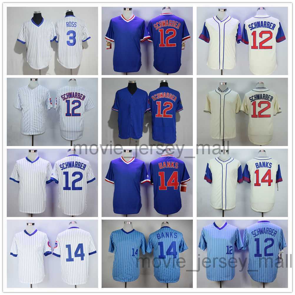 Vintage College Baseball Wears Jersey 12 Kyle Schwarber 14 Ernie Banks 3 David Ross 1968 1994 Retro Jerseys, As picture
Vintage College Baseball Wears Jersey 12 Kyle Schwarber 14 Ernie Banks 3 David Ross 1968 1994 Retro Jerseys, As picture