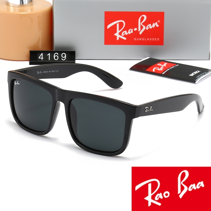 

Men Rao Baa Sunglasses Classic Brand Retro Sunglasses Luxury Designer Eyewear Ray Bans Metal Frame Designers Sun Glasses Woman AJ 4169 with box lenses