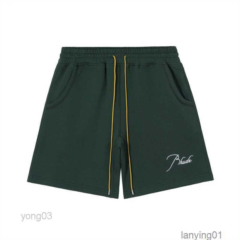 Terry Short Premium with Rh Signature Script Embroidered on the Front Featuring Twin Side Pockets Custom Rhude Chevron Back Pocket, No10
Terry Short Premium with Rh Signature Script Embroidered on the Front Featuring Twin Side Pockets Custom Rhude Chevron Back Pocket, No10