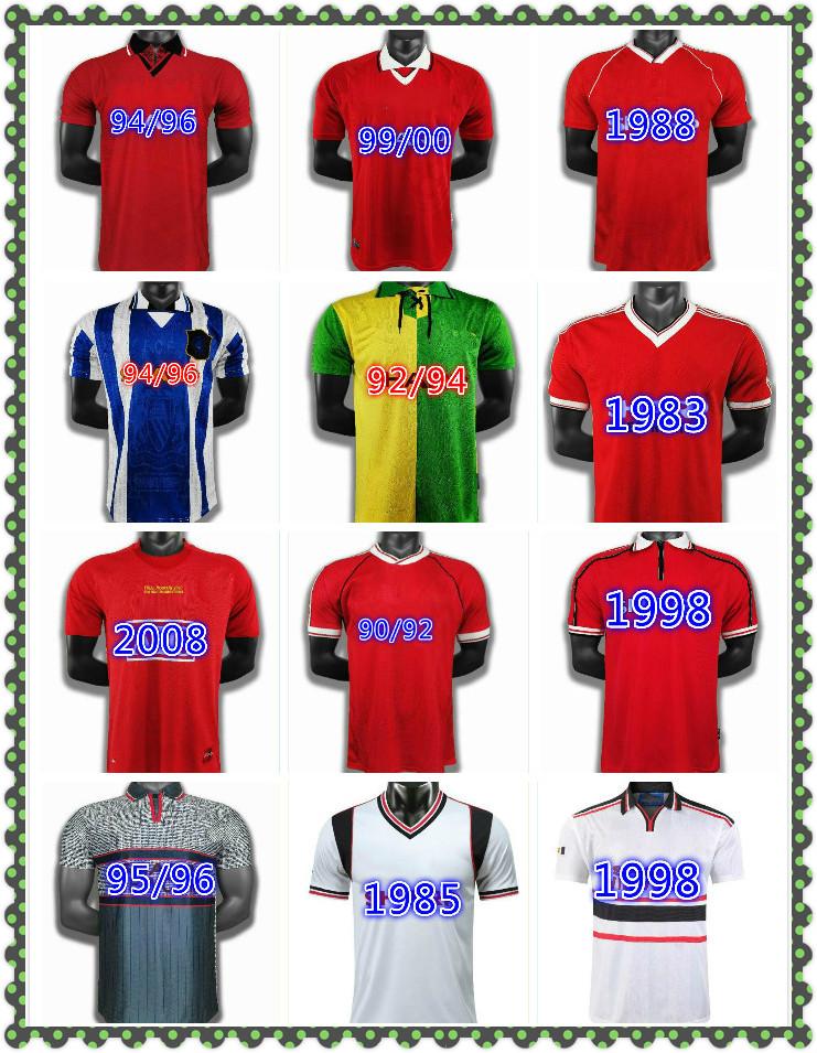 Retro 86 88 07 08 90 92 96 match utd home RONALDO soccer jersey 1994 1998 United BECKHAM CANTONA KEANE GIGGS, Black
Retro 86 88 07 08 90 92 96 match utd home RONALDO soccer jersey 1994 1998 United BECKHAM CANTONA KEANE GIGGS, Black