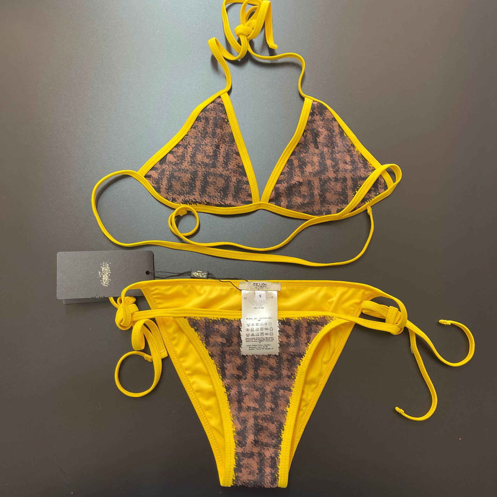 Women Swimwear Designer Fashion Swimsuit Sexy Girls Bathing Suit Textile Summer Swimwear Bikinis Set One-Piece Swim Clothing Swimming Bikini Bathers Suits, Khaki
Women Swimwear Designer Fashion Swimsuit Sexy Girls Bathing Suit Textile Summer Swimwear Bikinis Set One-Piece Swim Clothing Swimming Bikini Bathers Suits, Khaki