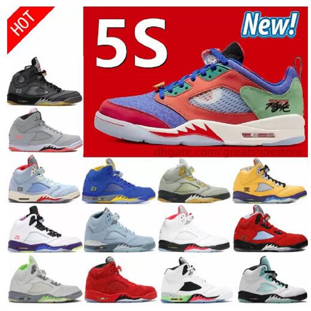 High Quality 5 V Men Basketball Shoes 5s Doernbecher Raging Red Stealth 2.0 Fire What The White Cement Metallic Flight Oreo Wings Green Bean Ice Blue Man Sports Seakers, Color 9
High Quality 5 V Men Basketball Shoes 5s Doernbecher Raging Red Stealth 2.0 Fire What The White Cement Metallic Flight Oreo Wings Green Bean Ice Blue Man Sports Seakers, Color 9
