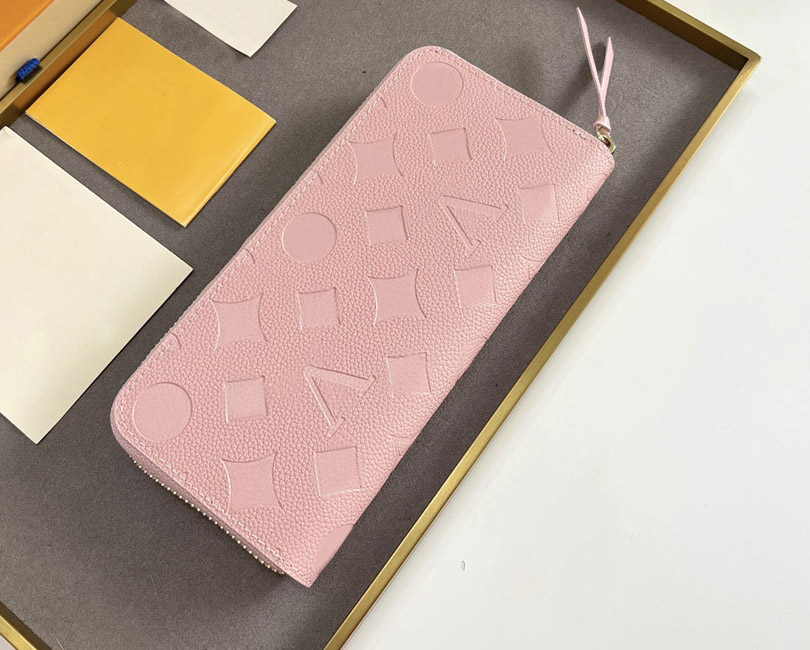 Fashion designer wallets luxury Empreinte zipper purses mens womens embossed flower letter Clemence long card holders slim money clutch bags with box wholesale, 60171#embossed monogrames
Fashion designer wallets luxury Empreinte zipper purses mens womens embossed flower letter Clemence long card holders slim money clutch bags with box wholesale, 60171#embossed monogrames