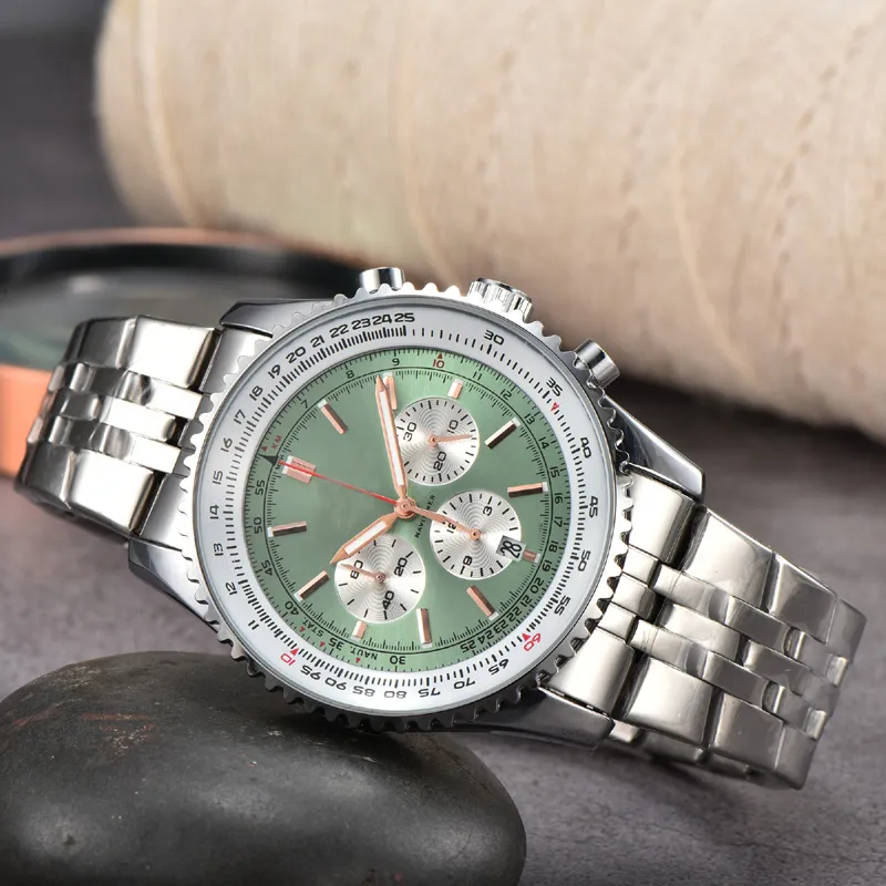 2023 New Mens Watch Quartz Luxury Navitimer B01 Dial Brand Chronograph Belt Steel Strap High Quality WristWatch b03, 08
2023 New Mens Watch Quartz Luxury Navitimer B01 Dial Brand Chronograph Belt Steel Strap High Quality WristWatch b03, 08