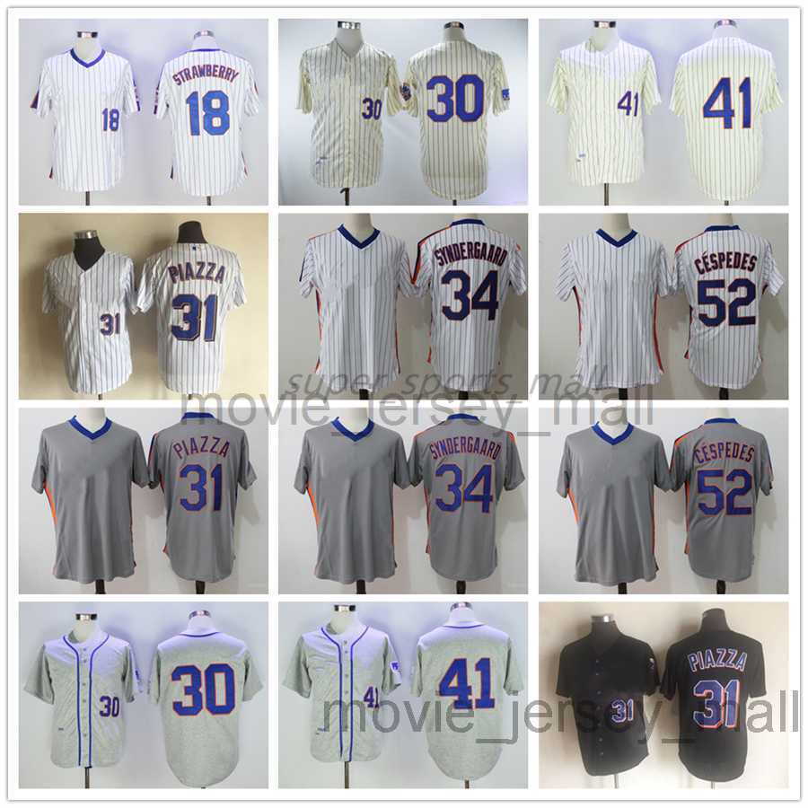 Vintage College Baseball Wears Jersey 52 Yoenis Cespedes 18 Darryl Strawberry 30 Michael Conforto 1969 31 Mike Piazza 41 Tom Seaver Men Women Youth Size --XXXL, As picture
Vintage College Baseball Wears Jersey 52 Yoenis Cespedes 18 Darryl Strawberry 30 Michael Conforto 1969 31 Mike Piazza 41 Tom Seaver Men Women Youth Size --XXXL, As picture