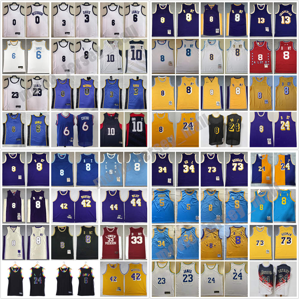 Mitchell and Ness Basketball Jerseys Stitched James 8Bryants 24Bryants 13WiltChamberlain 32Johnson 42ArtestWorthy 44JerryWest 73DennisRodman Westbrook, As picture (with team name)
Mitchell and Ness Basketball Jerseys Stitched James 8Bryants 24Bryants 13WiltChamberlain 32Johnson 42ArtestWorthy 44JerryWest 73DennisRodman Westbrook, As picture (with team name)