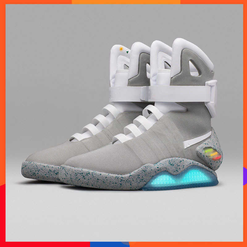HOT TOP Back To The Future Automatic Laces Air Mag Sneakers Marty Mcfly's Led Shoes Back To The Future Glow In Dark Gray TOP Mcflys Sneakers
HOT TOP Back To The Future Automatic Laces Air Mag Sneakers Marty Mcfly's Led Shoes Back To The Future Glow In Dark Gray TOP Mcflys Sneakers