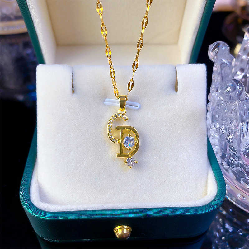 Pendant Necklaces Strands Strings Real gold electroplating CD letter simple pendant Vietnam high grade color retention fashion trend necklace
Pendant Necklaces Strands Strings Real gold electroplating CD letter simple pendant Vietnam high grade color retention fashion trend necklace
