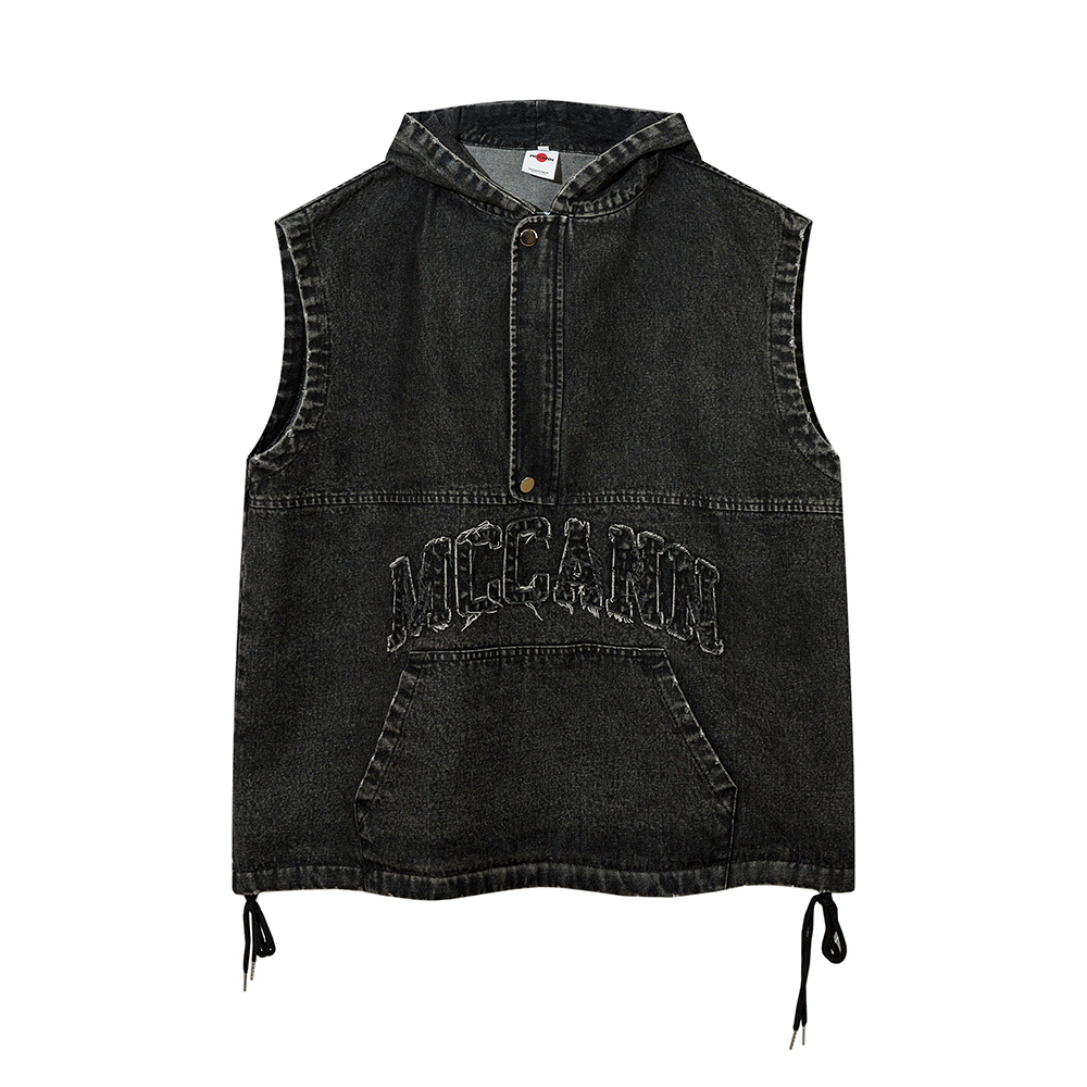 Men's plus size Outerwear & Coats Vintage Letter Embroidery Washed Sleeveless Hooded Jeans Tees Women Streetwear Loose Casual Denim Vest
Men's plus size Outerwear & Coats Vintage Letter Embroidery Washed Sleeveless Hooded Jeans Tees Women Streetwear Loose Casual Denim Vest