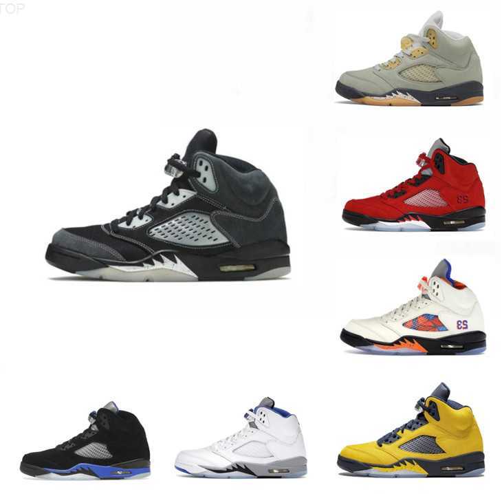 Jumpman 5 5s Men Basketball Shoes UNC Green Bean Concord Easter Raging Red Aqua Racer Blue Moonlight Oreo Anthracite Mens Trainers Sport Sneakers 5, 15
Jumpman 5 5s Men Basketball Shoes UNC Green Bean Concord Easter Raging Red Aqua Racer Blue Moonlight Oreo Anthracite Mens Trainers Sport Sneakers 5, 15