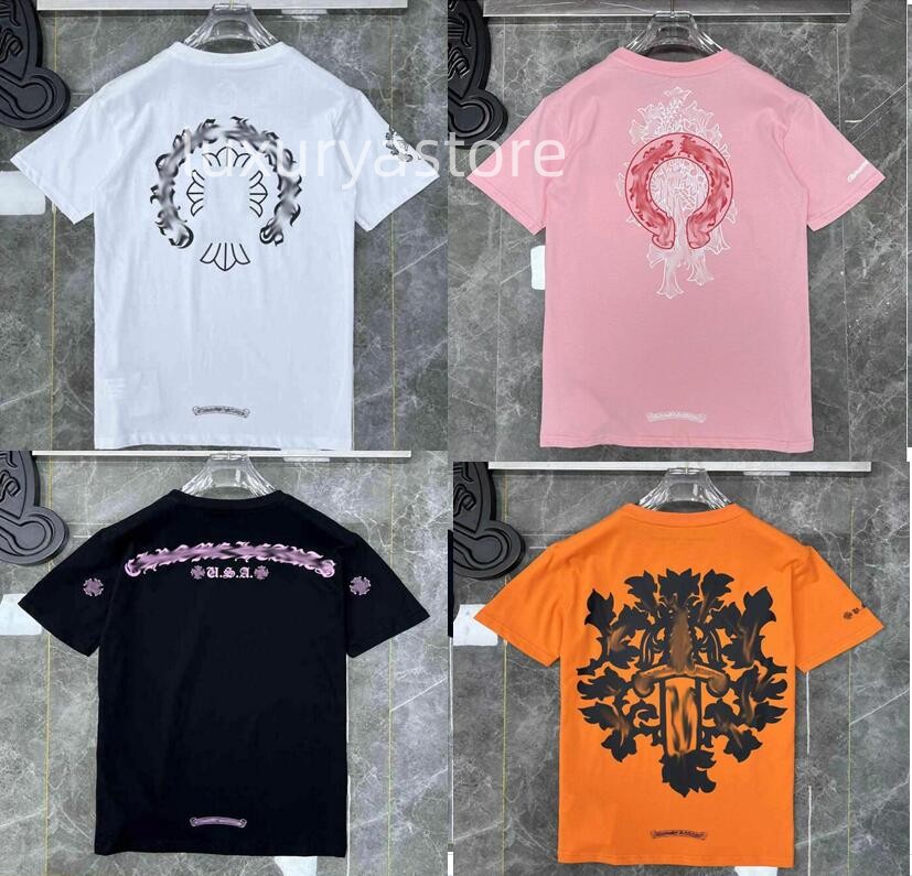 Fashion Mens Classic t Shirts Brand Top T-shirts Ch White Short Sweater Casual Embossed Letter Horseshoe Sanskrit Cross Pattern Designers Tees Women Tshirts 0ohl, C45
Fashion Mens Classic t Shirts Brand Top T-shirts Ch White Short Sweater Casual Embossed Letter Horseshoe Sanskrit Cross Pattern Designers Tees Women Tshirts 0ohl, C45