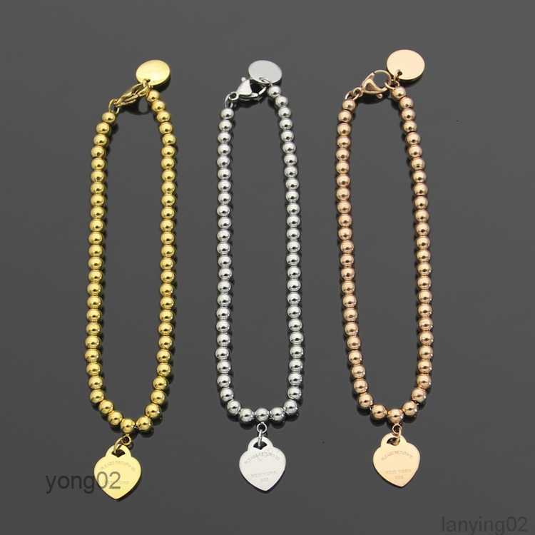 Luxury Beaded Bracelets Designer Chain Women Necklace Bracelet Classic Heart Set Gold Girl Valentine's Day Love Gift Stainless Steelsd3h
Luxury Beaded Bracelets Designer Chain Women Necklace Bracelet Classic Heart Set Gold Girl Valentine's Day Love Gift Stainless Steelsd3h