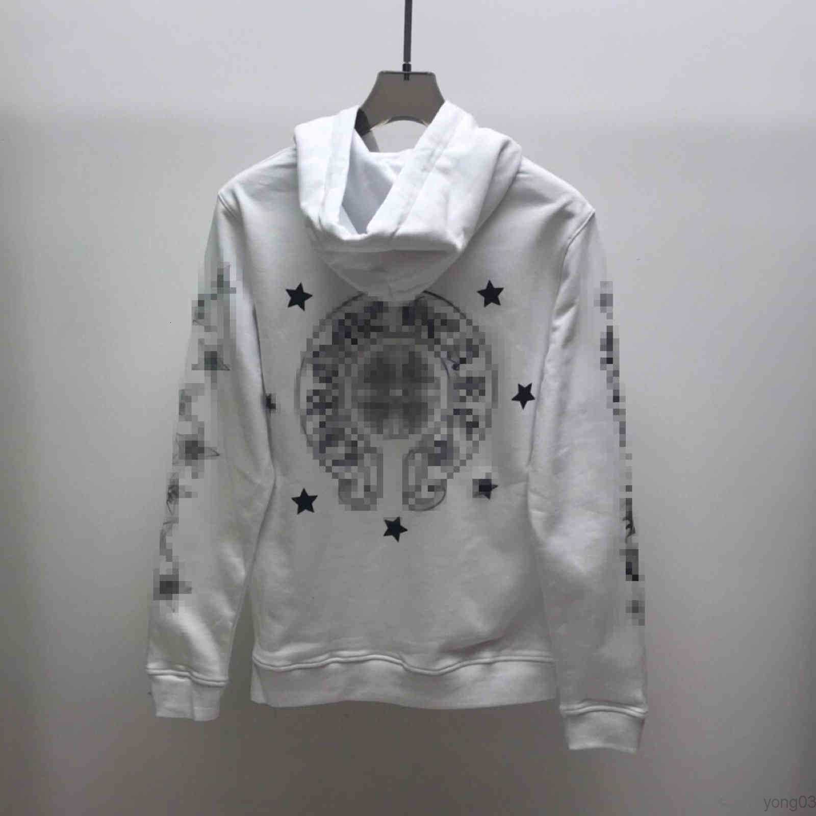 Autumn and Winter New Ch Chrome Hoodie Men' Loose Top Cross Sanskrit Printing Tide Brand, White
Autumn and Winter New Ch Chrome Hoodie Men' Loose Top Cross Sanskrit Printing Tide Brand, White