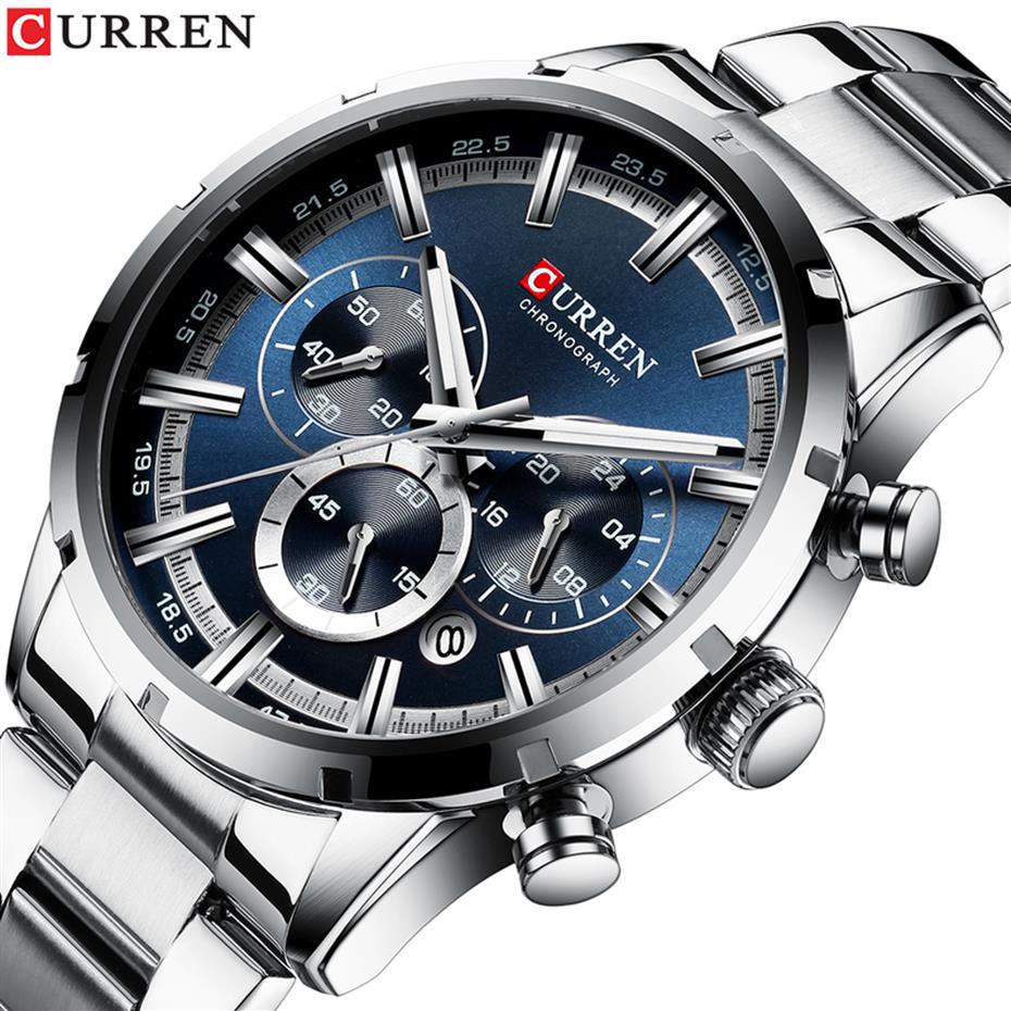 Relogio Masculino CURREN Fashion Mens Watches Top Brand Luxury Wrist Quartz Clock Men Waterproof Chronograph 220329329a, Silver white
Relogio Masculino CURREN Fashion Mens Watches Top Brand Luxury Wrist Quartz Clock Men Waterproof Chronograph 220329329a, Silver white