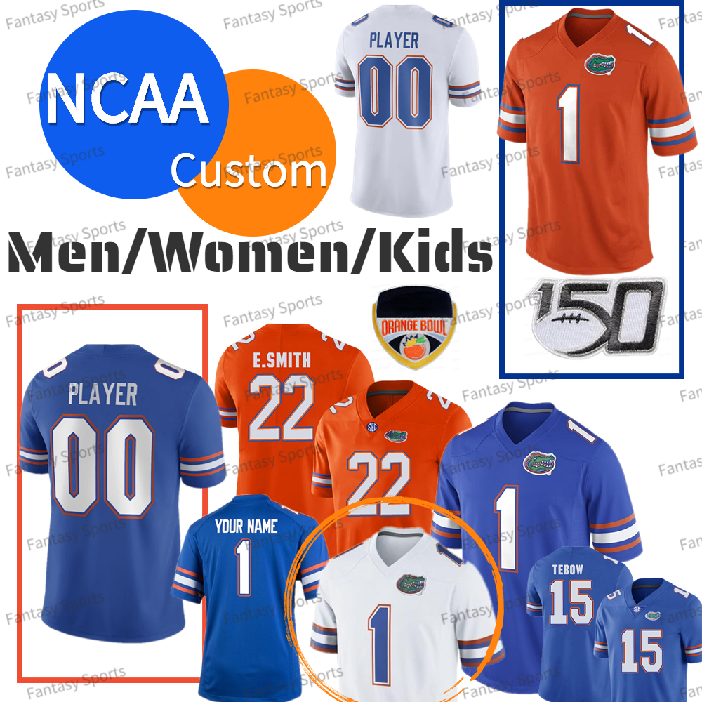 Custom College Florida Gators Football Jersey Kyle Trask Tim Tebow E.Smith Aaron Hernandez Jeff Kadarius Toney Josh Jefferson Franks Kyle Pitts Men Women Kids, White jersey
Custom College Florida Gators Football Jersey Kyle Trask Tim Tebow E.Smith Aaron Hernandez Jeff Kadarius Toney Josh Jefferson Franks Kyle Pitts Men Women Kids, White jersey