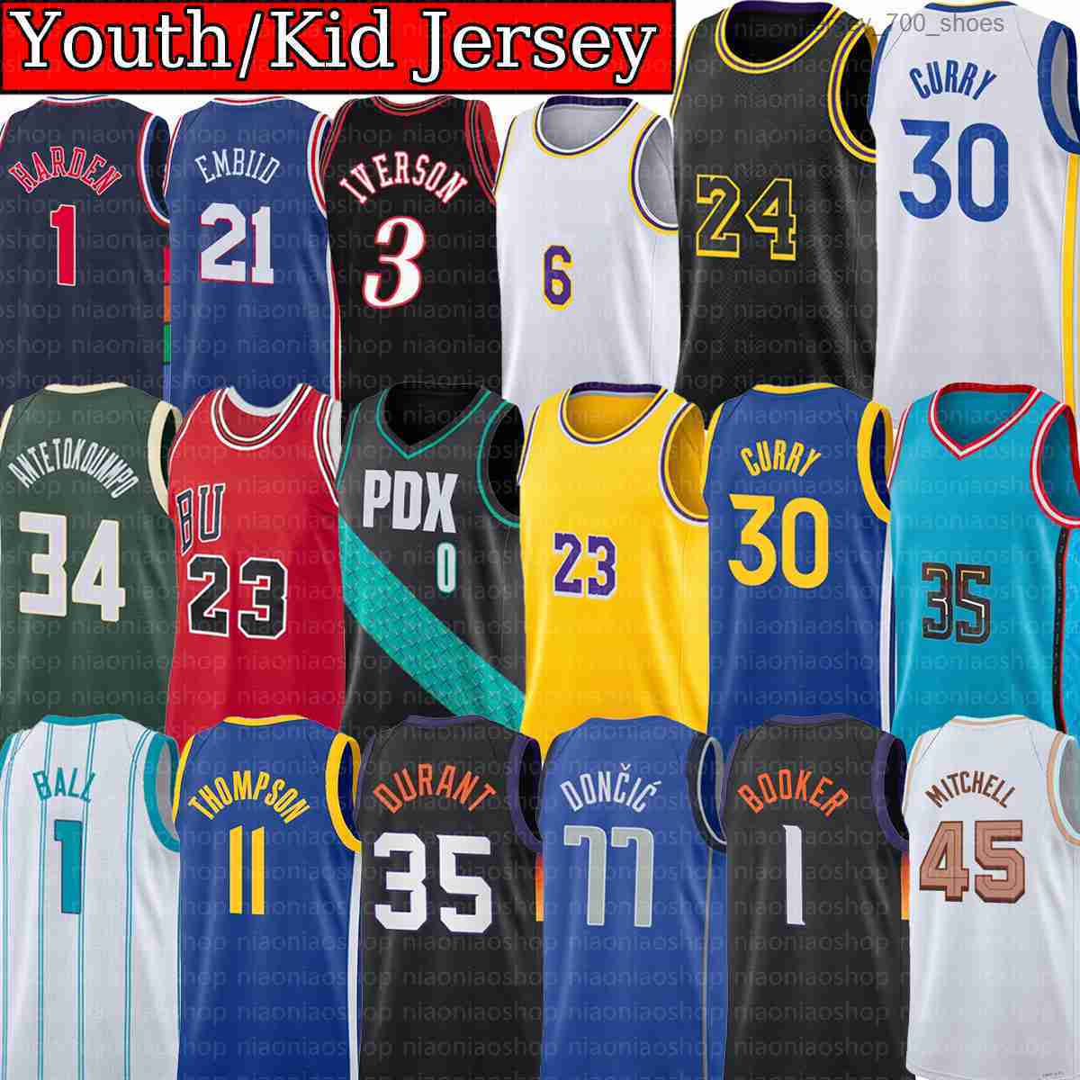 Stitched Youth Kid 6 jaMes 23 Lebron Basketball Jerseys Kevin Durant Stephen Curry Lillard Carter brYant Doncic mIchael Booker Iverson, Youth/kid jersey
Stitched Youth Kid 6 jaMes 23 Lebron Basketball Jerseys Kevin Durant Stephen Curry Lillard Carter brYant Doncic mIchael Booker Iverson, Youth/kid jersey