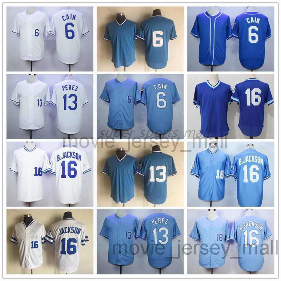 Vintage College Baseball Wears Jersey 6 Lorenzo Cain 13 Salvador Perez 16 Bo Jackson 5 George Brett 1985 Men Women Youth Size S--XXXL, As picture
Vintage College Baseball Wears Jersey 6 Lorenzo Cain 13 Salvador Perez 16 Bo Jackson 5 George Brett 1985 Men Women Youth Size S--XXXL, As picture