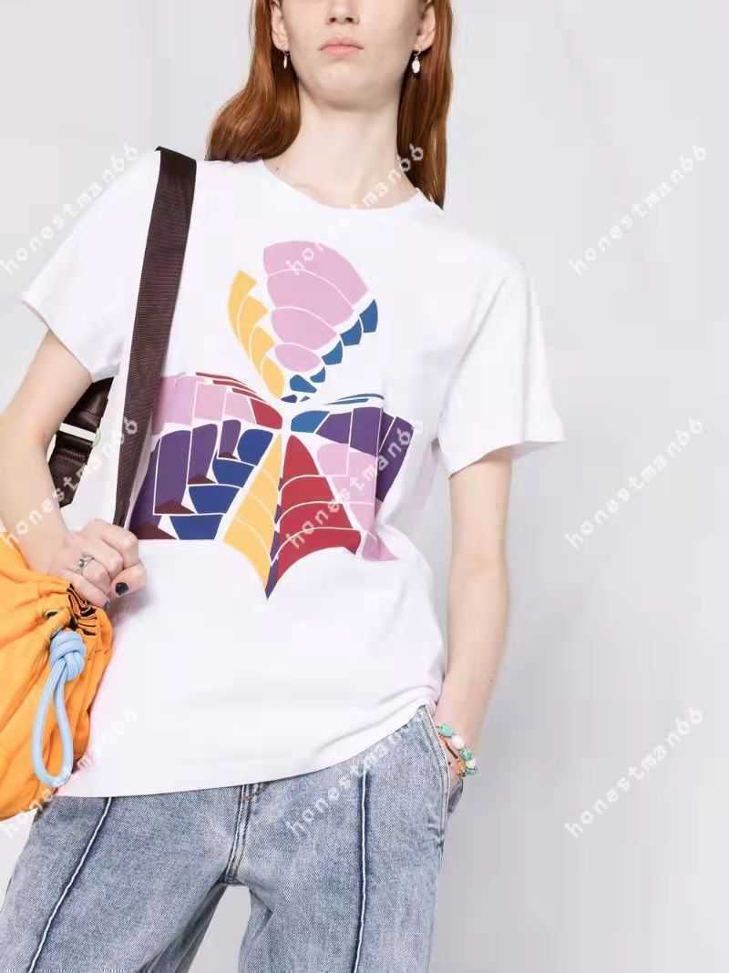 23SS Isabel Marant Women Desginer Fashion Classic Cotton T shirt New IS Color Blocking and Contrast Classic Colorful Printed Round Neck Women Tee Short Sleeve T-shirt, Black
23SS Isabel Marant Women Desginer Fashion Classic Cotton T shirt New IS Color Blocking and Contrast Classic Colorful Printed Round Neck Women Tee Short Sleeve T-shirt, Black