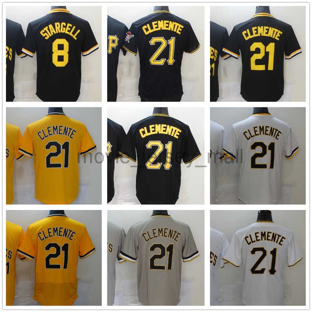 21 Roberto Clemente Baseball Jersey 8 Willie Stargell Stitched 2023 New Jerseys Men Women Youth Size S--XXXL, As picture
21 Roberto Clemente Baseball Jersey 8 Willie Stargell Stitched 2023 New Jerseys Men Women Youth Size S--XXXL, As picture