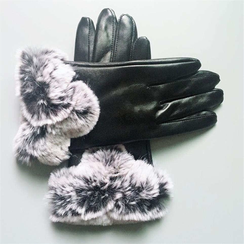 23cm 10cm Fashion Black Leather Gloves Women Men Outdoor Sports Winter Warm Luxury Glove Five Fingers Covers273L
23cm 10cm Fashion Black Leather Gloves Women Men Outdoor Sports Winter Warm Luxury Glove Five Fingers Covers273L