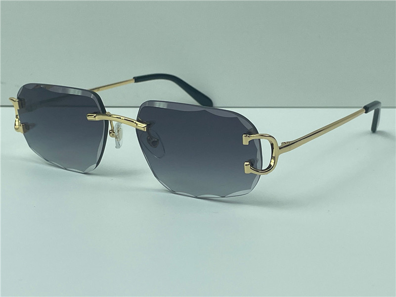 621s unglasses men design frameless square shape eyewear UV400 gold light color crystal cut lens 0128S with case buffs multi
621s unglasses men design frameless square shape eyewear UV400 gold light color crystal cut lens 0128S with case buffs multi