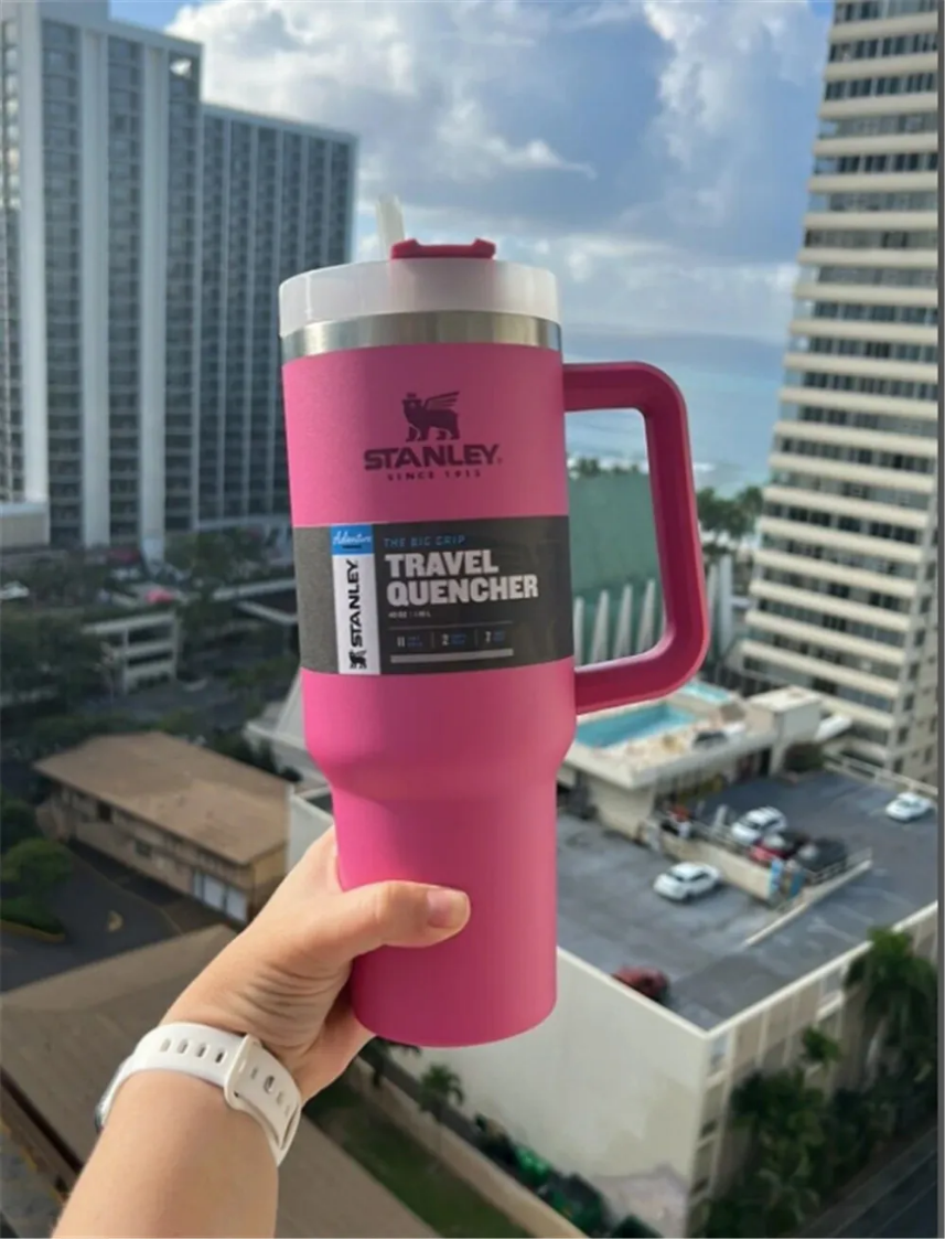 Stanley Tumbler Adventure Quencher 40oz with Handle included Straws and Lids Cup Patrick Day Tumblers Mothers Day Gift tt0319, With stanley logo
Stanley Tumbler Adventure Quencher 40oz with Handle included Straws and Lids Cup Patrick Day Tumblers Mothers Day Gift tt0319, With stanley logo