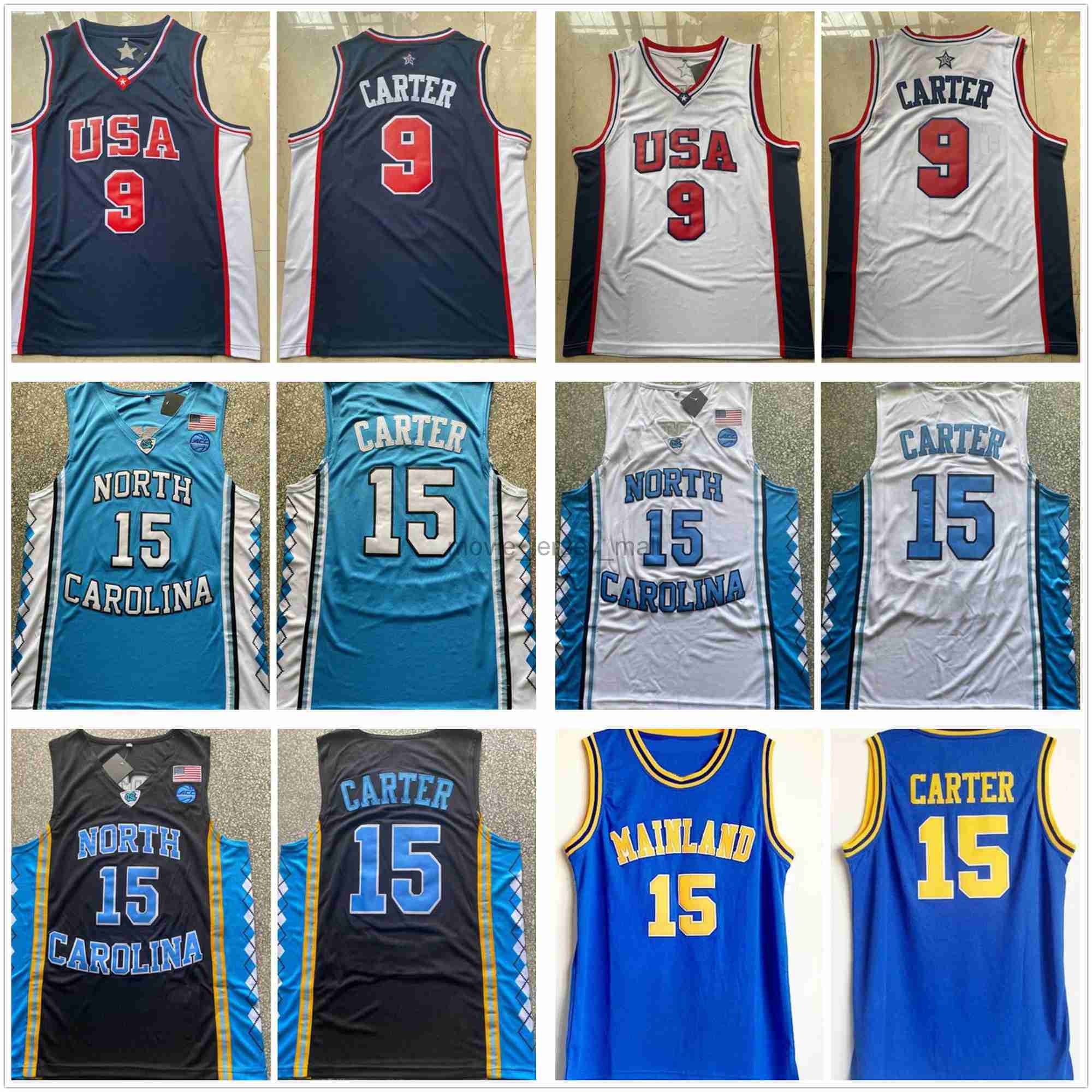 NCAA Mainland High School College Basketball Jerseys Vince 15 Carter Vintage 2000 USA Mens NCAA North Carolina Tar Heels Jersey Shirts Size S-XXL, Blue
NCAA Mainland High School College Basketball Jerseys Vince 15 Carter Vintage 2000 USA Mens NCAA North Carolina Tar Heels Jersey Shirts Size S-XXL, Blue