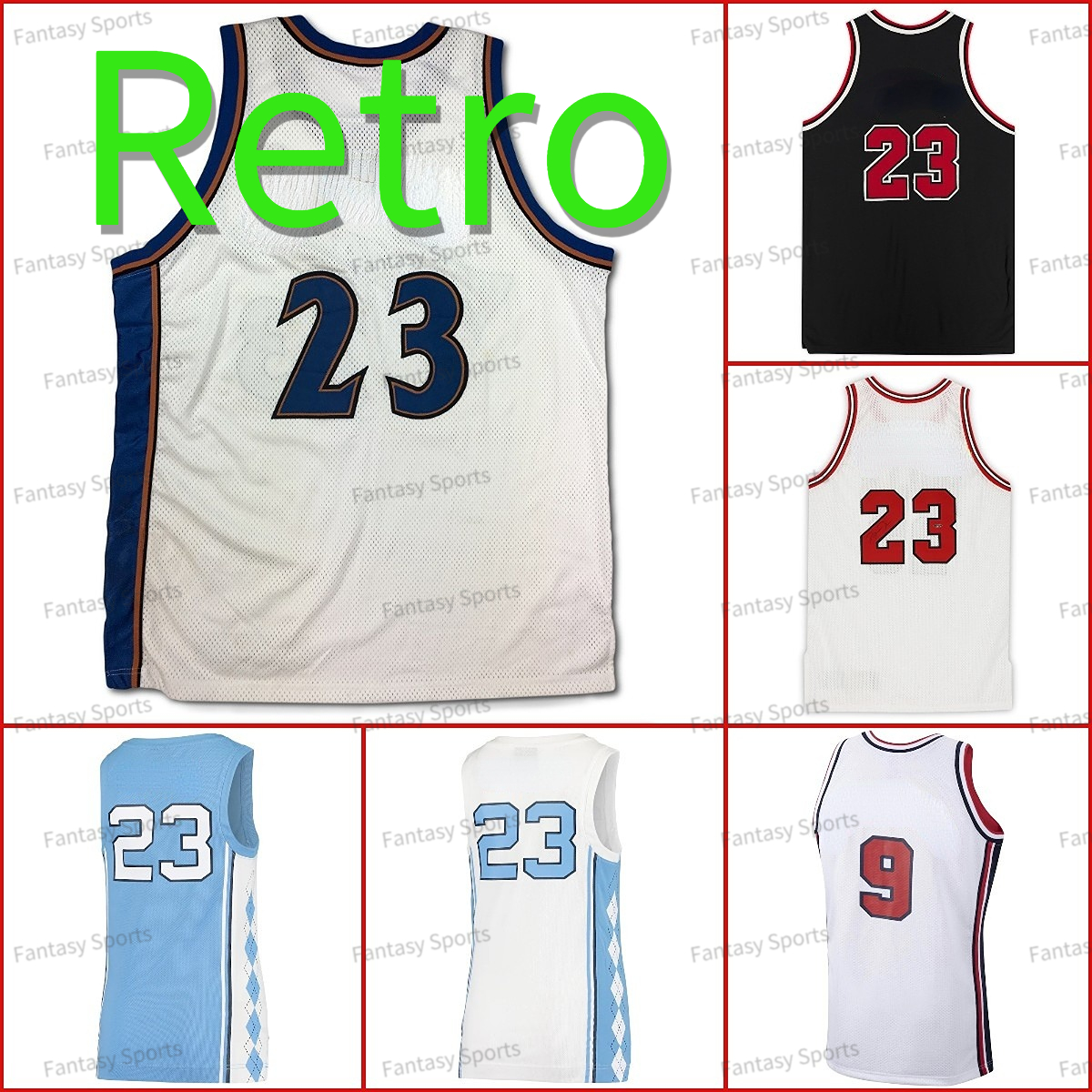 NCAA North Carolina Tar Heels Basketball Jersey 23 9 Team USA College Mens Retro 1992 Dream White Blue Red Jerseys Stitched, Men jersey
NCAA North Carolina Tar Heels Basketball Jersey 23 9 Team USA College Mens Retro 1992 Dream White Blue Red Jerseys Stitched, Men jersey
