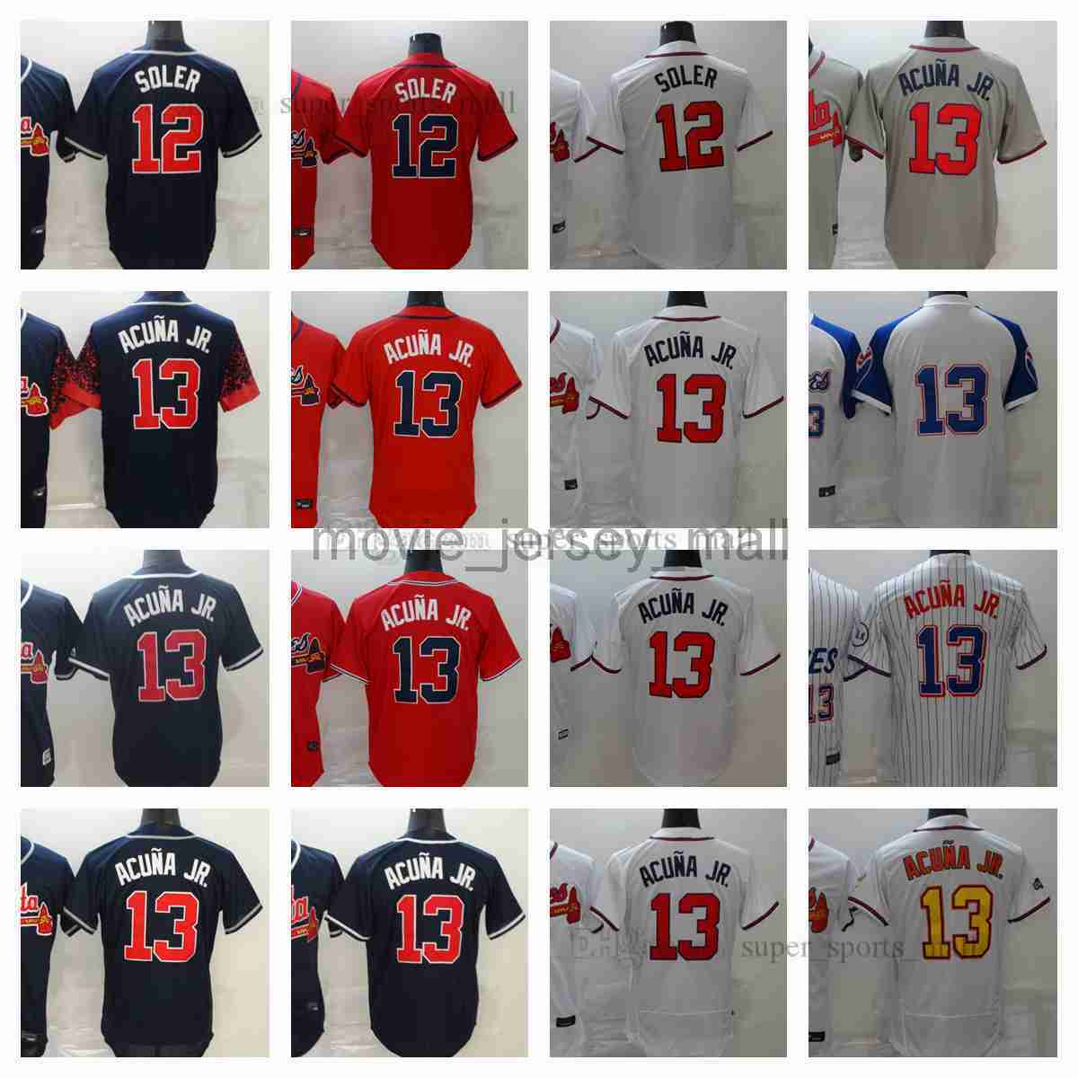 New Baseball Jerseys 12 Jorge Soler 13Ronald Acuna Jr. 24 Deion Sanders Jersey Size S, As picture
New Baseball Jerseys 12 Jorge Soler 13Ronald Acuna Jr. 24 Deion Sanders Jersey Size S, As picture