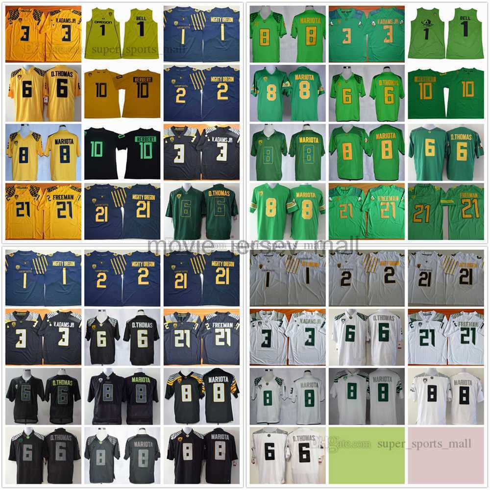 NCAA Oregon Ducks College 8 Marcus Mariota Jersey 3 Vernon Adams Jr 21 Royce Freeman De'Anthony Thomas Bell Freeman Bralon Addison University Football Jerseys, As picture
NCAA Oregon Ducks College 8 Marcus Mariota Jersey 3 Vernon Adams Jr 21 Royce Freeman De'Anthony Thomas Bell Freeman Bralon Addison University Football Jerseys, As picture