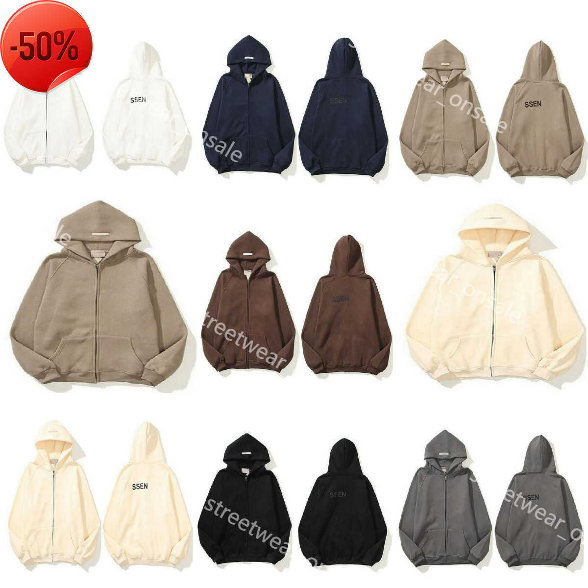 Ess Designer Men Full Zip Up Hoodie Jacket with Pockets Loose Casual Cotton Classic Solid Color Hoodies Couple Lovers Tops Clothing 0042450
Ess Designer Men Full Zip Up Hoodie Jacket with Pockets Loose Casual Cotton Classic Solid Color Hoodies Couple Lovers Tops Clothing 0042450