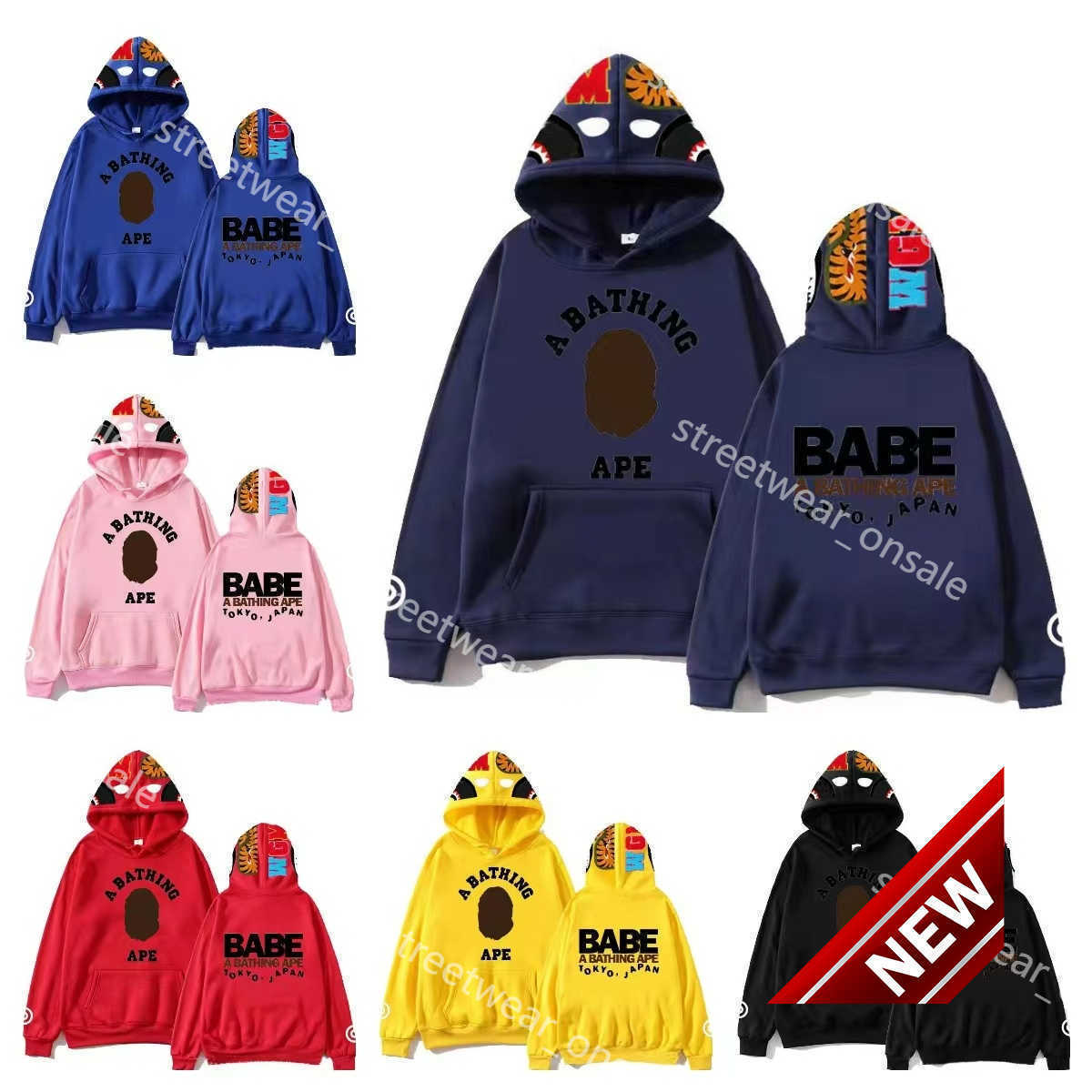 Ape Designer Babe Hoodie Men Shark Pullover Letter Print Long Sleeve Jumper with Pocket Mens Womens Tops Clothing D06750, 13
Ape Designer Babe Hoodie Men Shark Pullover Letter Print Long Sleeve Jumper with Pocket Mens Womens Tops Clothing D06750, 13