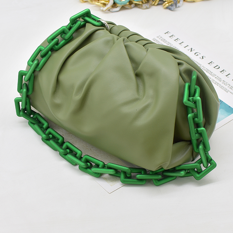 Bag Parts Accessories Chic Plastic Solid Color Or Mix In 20mm30mm Messenger Handbags Belt Women Acrylic Shoulder Strap Lacquer chain 230320