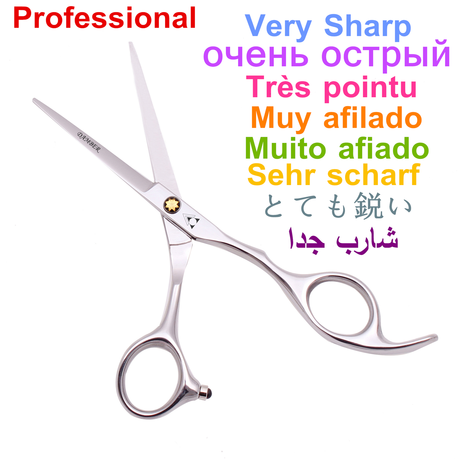 Hair Scissors 5 5 6 0 Professional dressing Thinning Barber Scissor Set Cutting 440C Japan Steel 888 230317