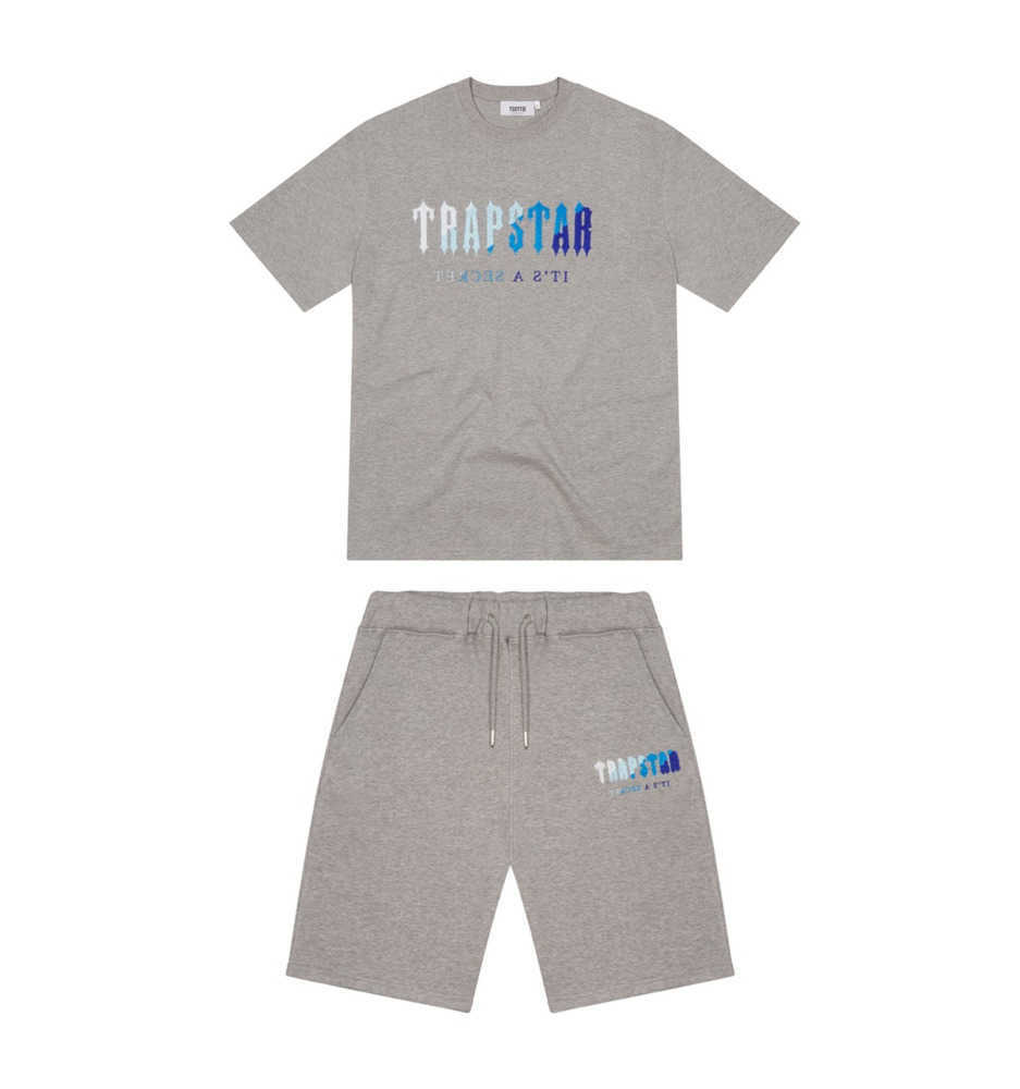 Men's Summer TrapStar t Shirt Short Sleeve Shorts Shooter Suit London Street Fashion Cotton Comfort Couple Motion current 008ess
Men's Summer TrapStar t Shirt Short Sleeve Shorts Shooter Suit London Street Fashion Cotton Comfort Couple Motion current 008ess