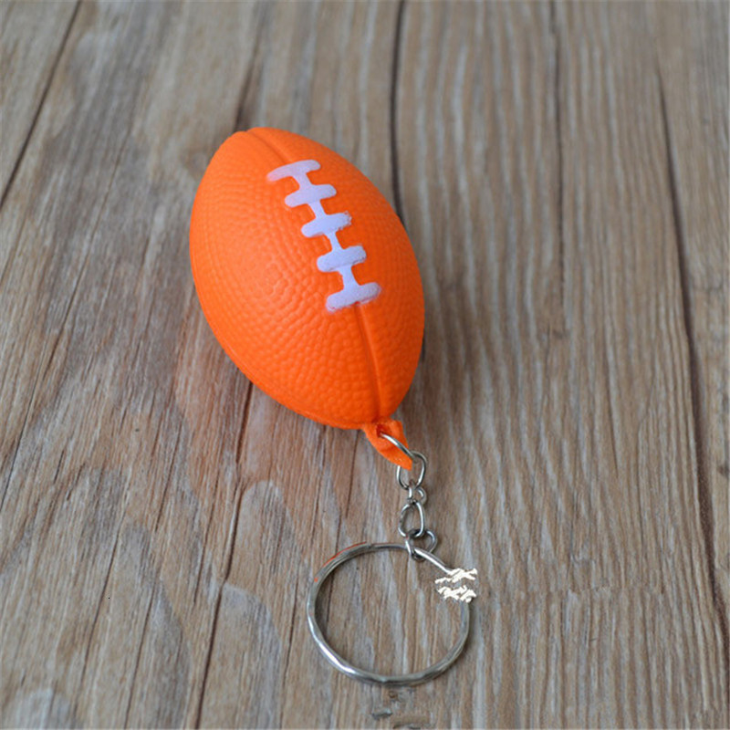 Key Rings 20 Pcslot Basketball PU chain Toys Fashion Sport Chains Jewelry Gift for Boys and Girls 230320