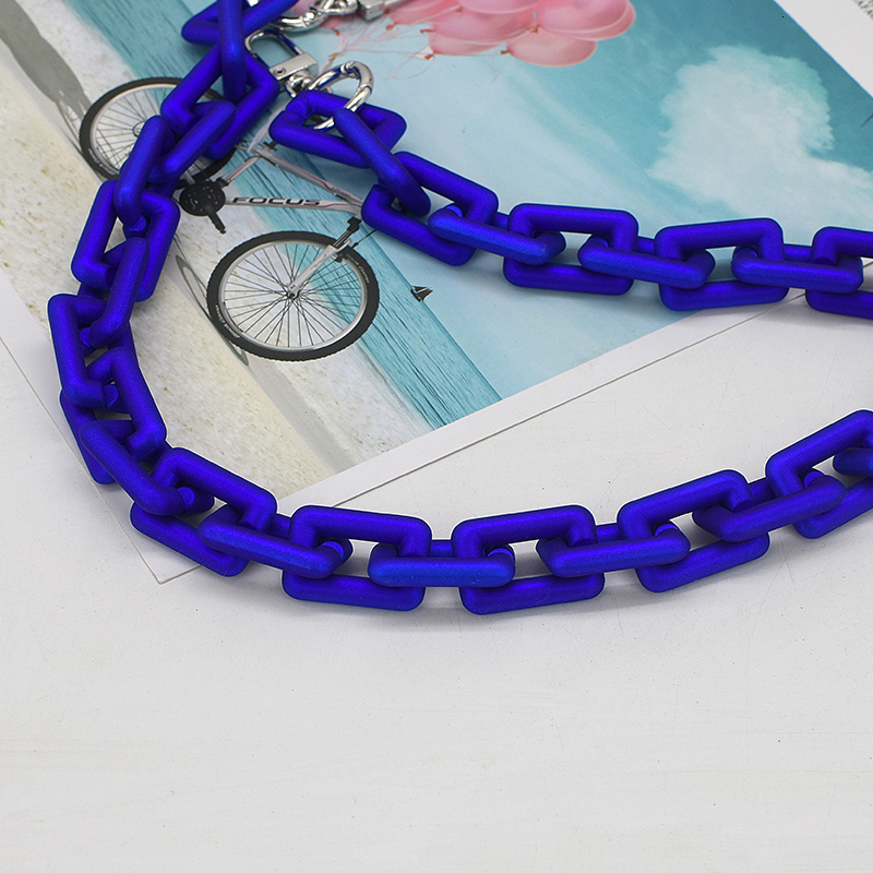 Bag Parts Accessories Chic Plastic Solid Color Or Mix In 20mm30mm Messenger Handbags Belt Women Acrylic Shoulder Strap Lacquer chain 230320
