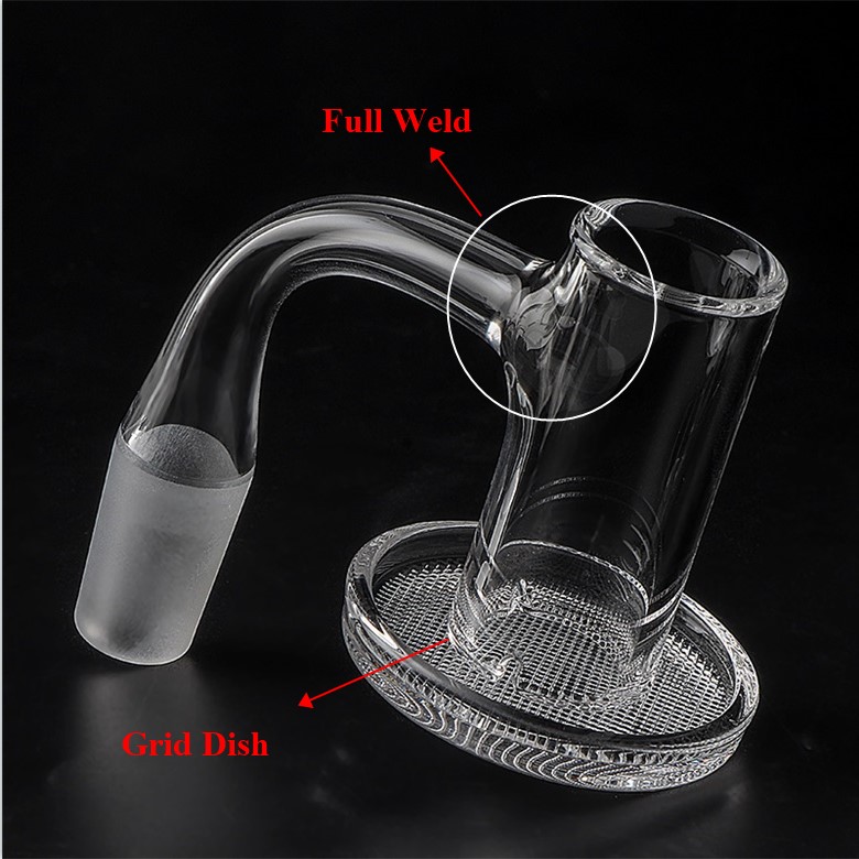 Full Weld Sandblasting Smoking Quartz Charmers Banger With Grid Dish 10mm 14mm 18mm Beveled Edge Seamless Smoke Nails For Glass Water Bong Dab Rigs Pipes
Full Weld Sandblasting Smoking Quartz Charmers Banger With Grid Dish 10mm 14mm 18mm Beveled Edge Seamless Smoke Nails For Glass Water Bong Dab Rigs Pipes