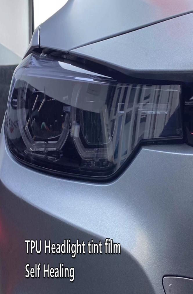 Light black TPU Self healing smoke Headlight Tint film Headlamp film size 03x10m Roll 6234324
Light black TPU Self healing smoke Headlight Tint film Headlamp film size 03x10m Roll 6234324